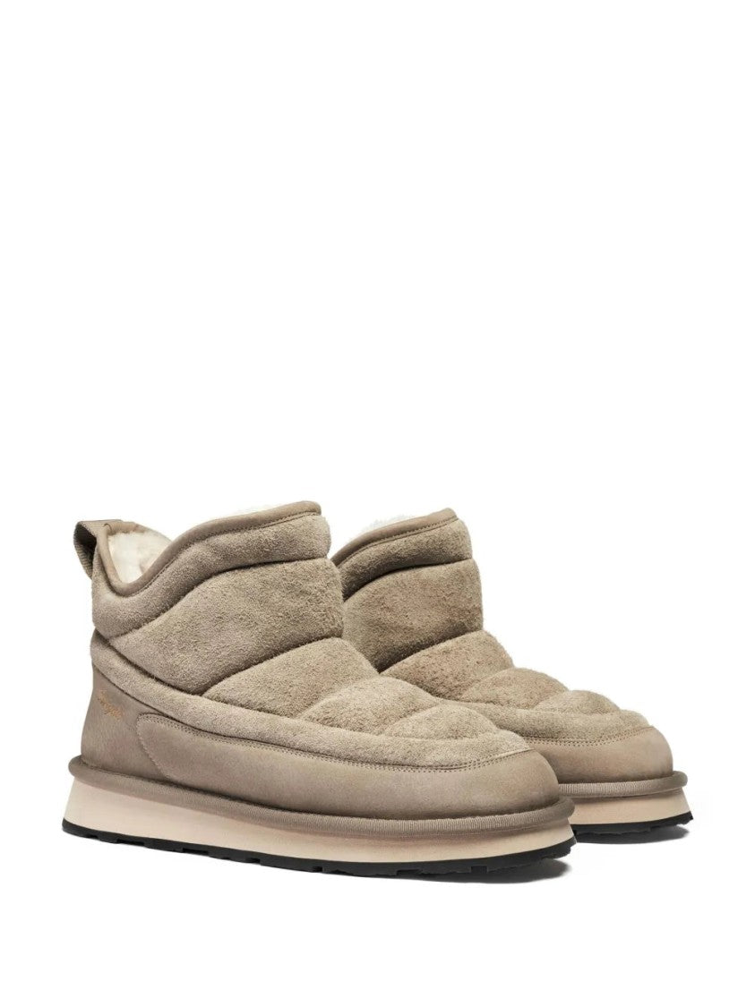 Axel Arigato Light Brown Quilted Leather Slip-On Boots