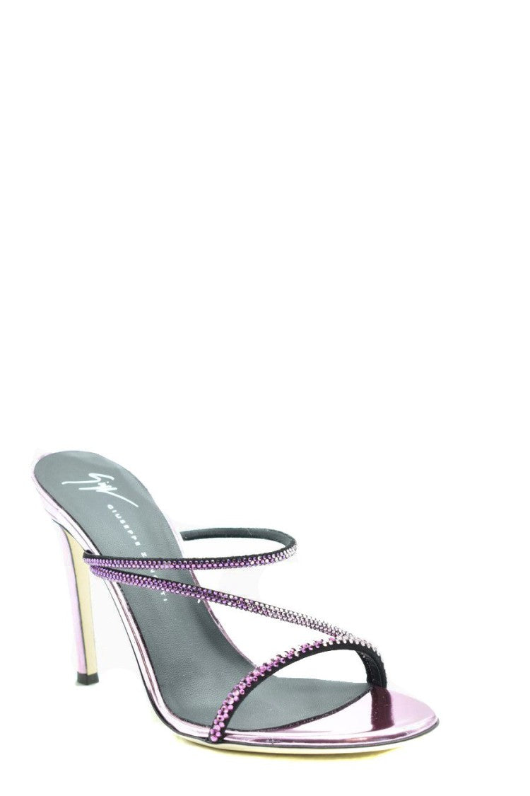 Giuseppe Zanotti Sleek High-Heeled Sandals Rhinestone-Embellished Straps