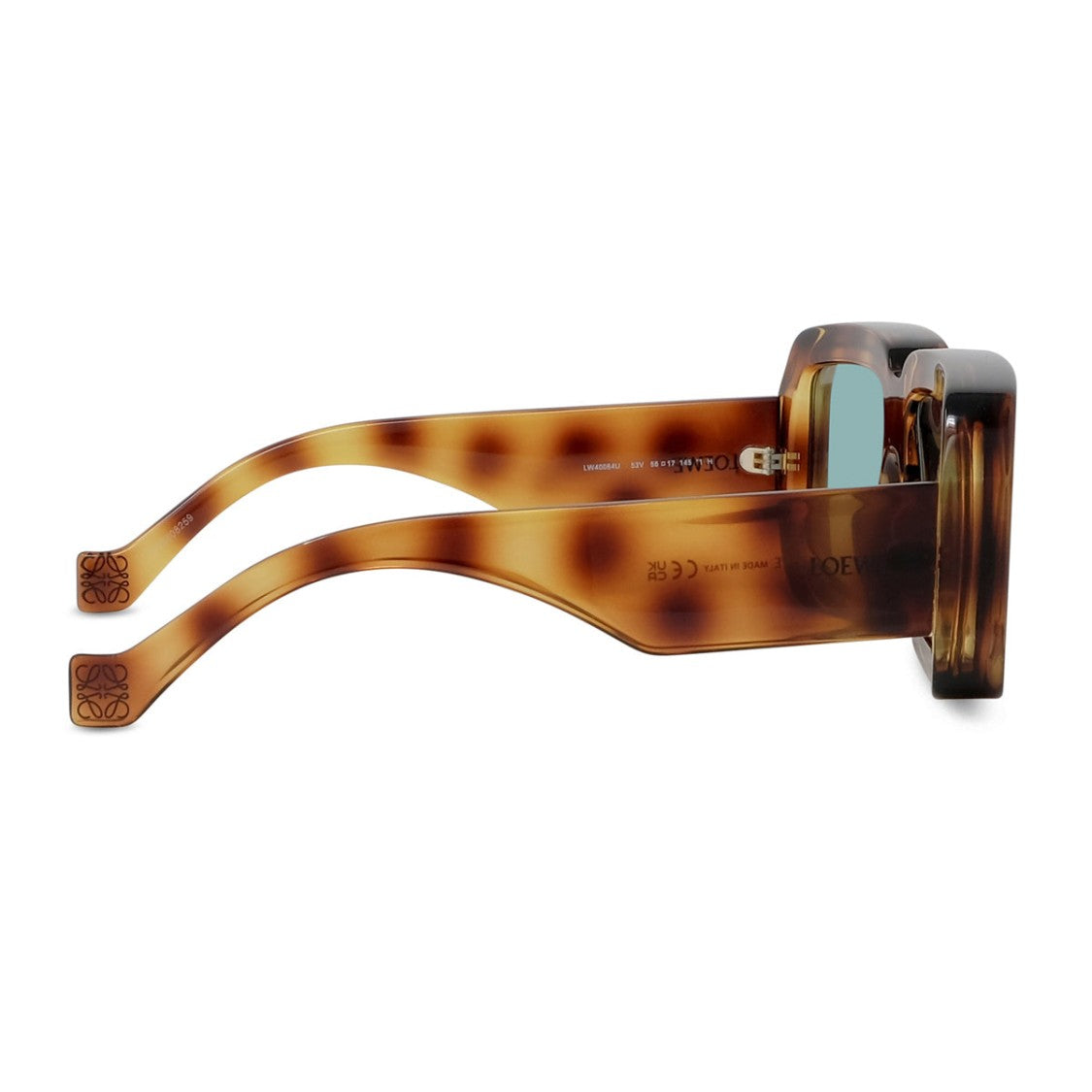 Loewe Havana Oversized Geometric Acetate Sunglasses