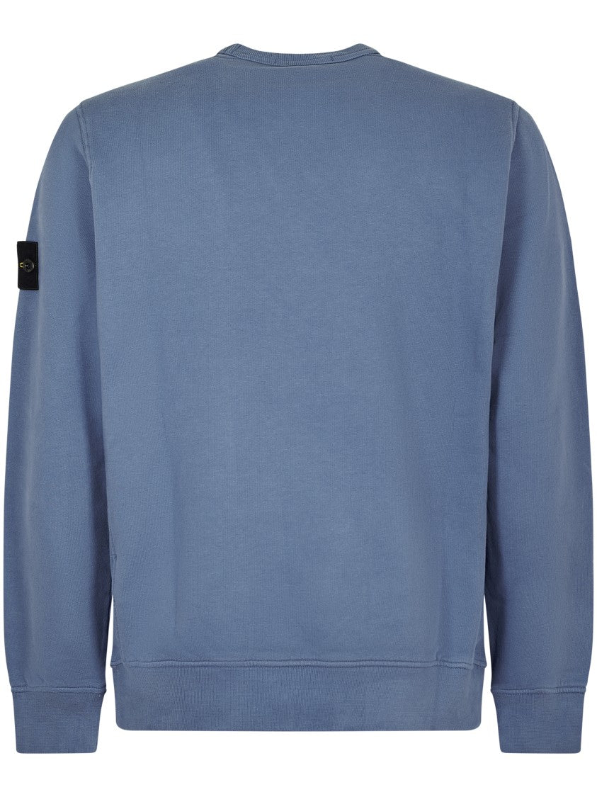 Stone Island Cotton Blend Sweater With Crew Neckline