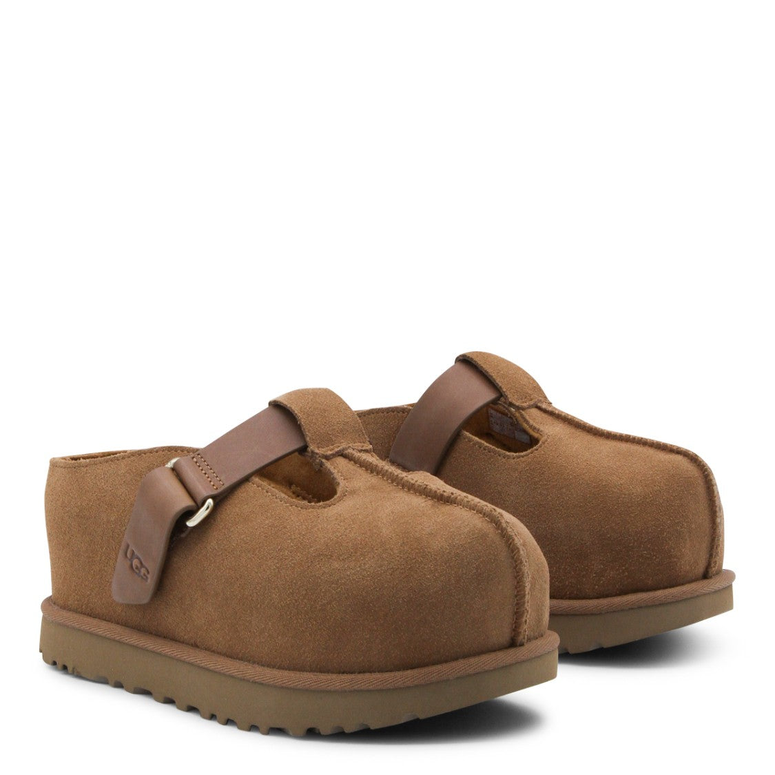 Ugg Closed-Toe Suede Sandals