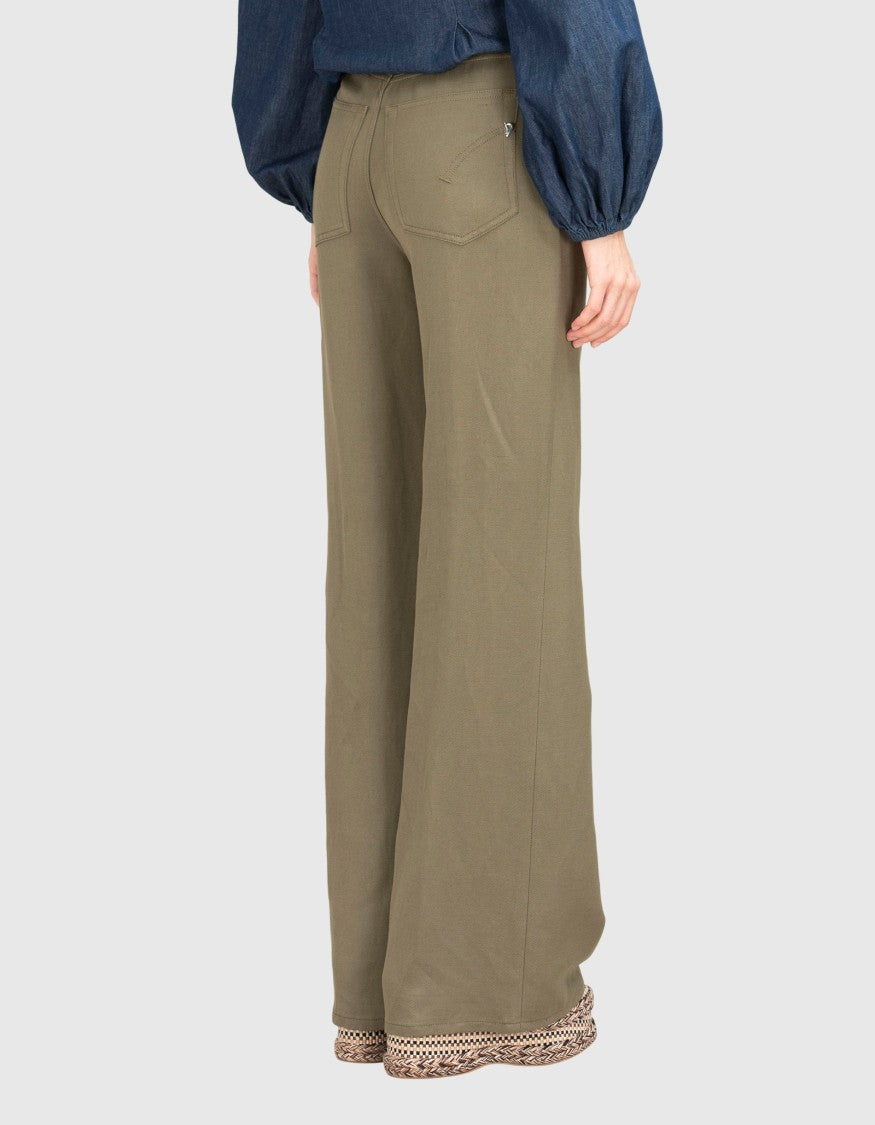 Dondup High-Waisted Wide-Leg Jeans