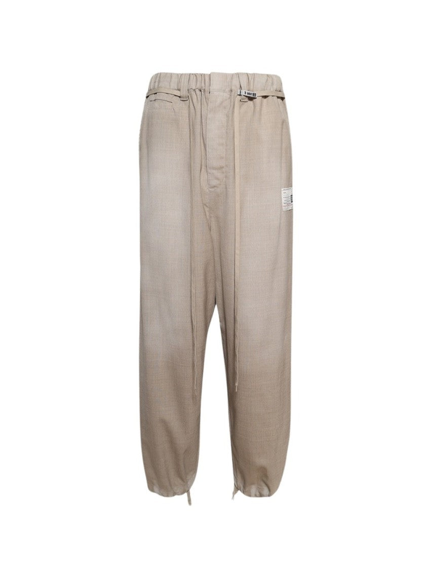 Maison Mihara Yasuhiro Wide Trousers Beige