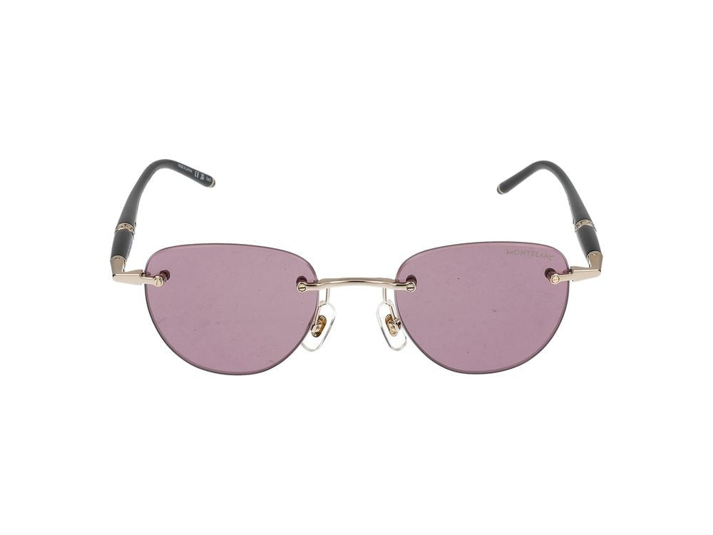 Montblanc Sunglasses Montblanc Mb0412s 002 Gold Black Violet 48/20/150