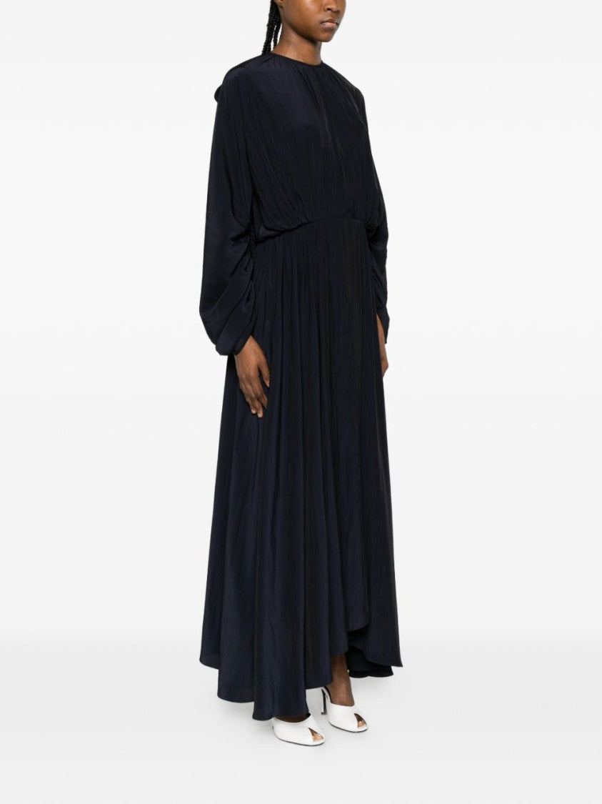 Lanvin Asymmetrical Hemline Maxi Dress