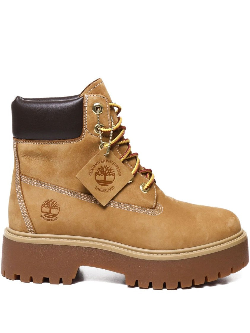 Timberland Brown Leather Timberland Ankle Boots