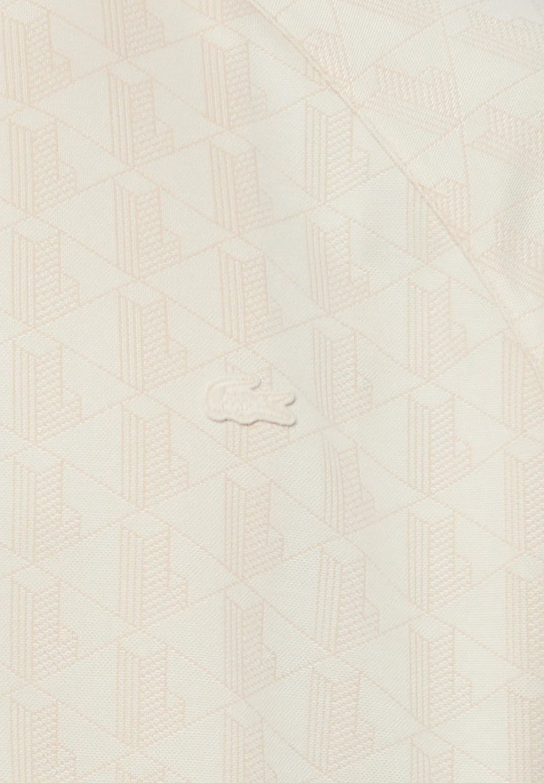 Lacoste Americane Zip-Up Geometric Embossed Jacket