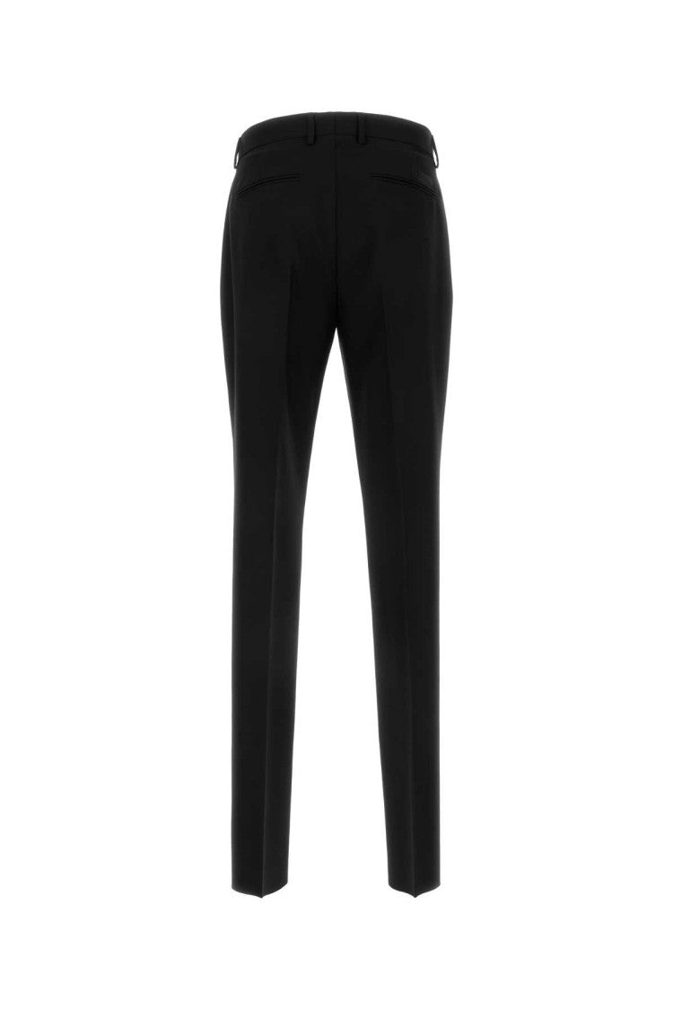 Versace Black Wool Blend Pant