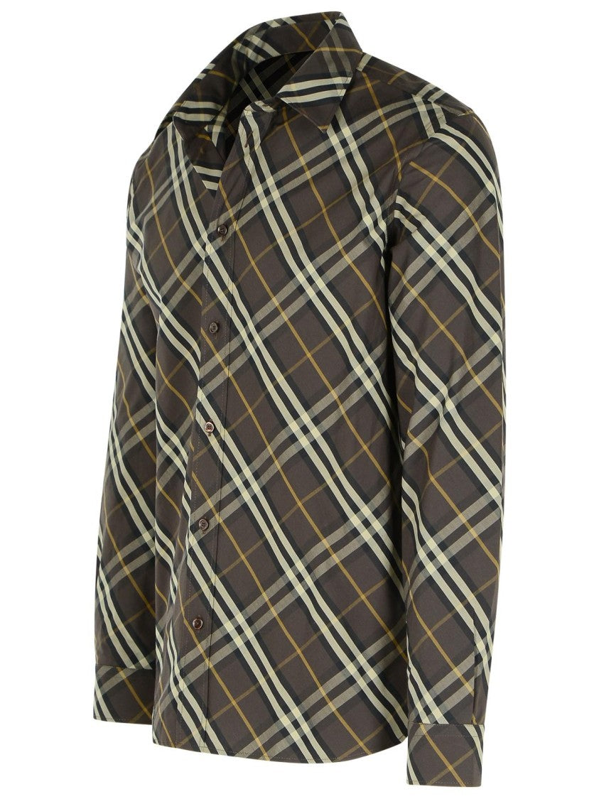 Burberry Brown Cotton Shirt