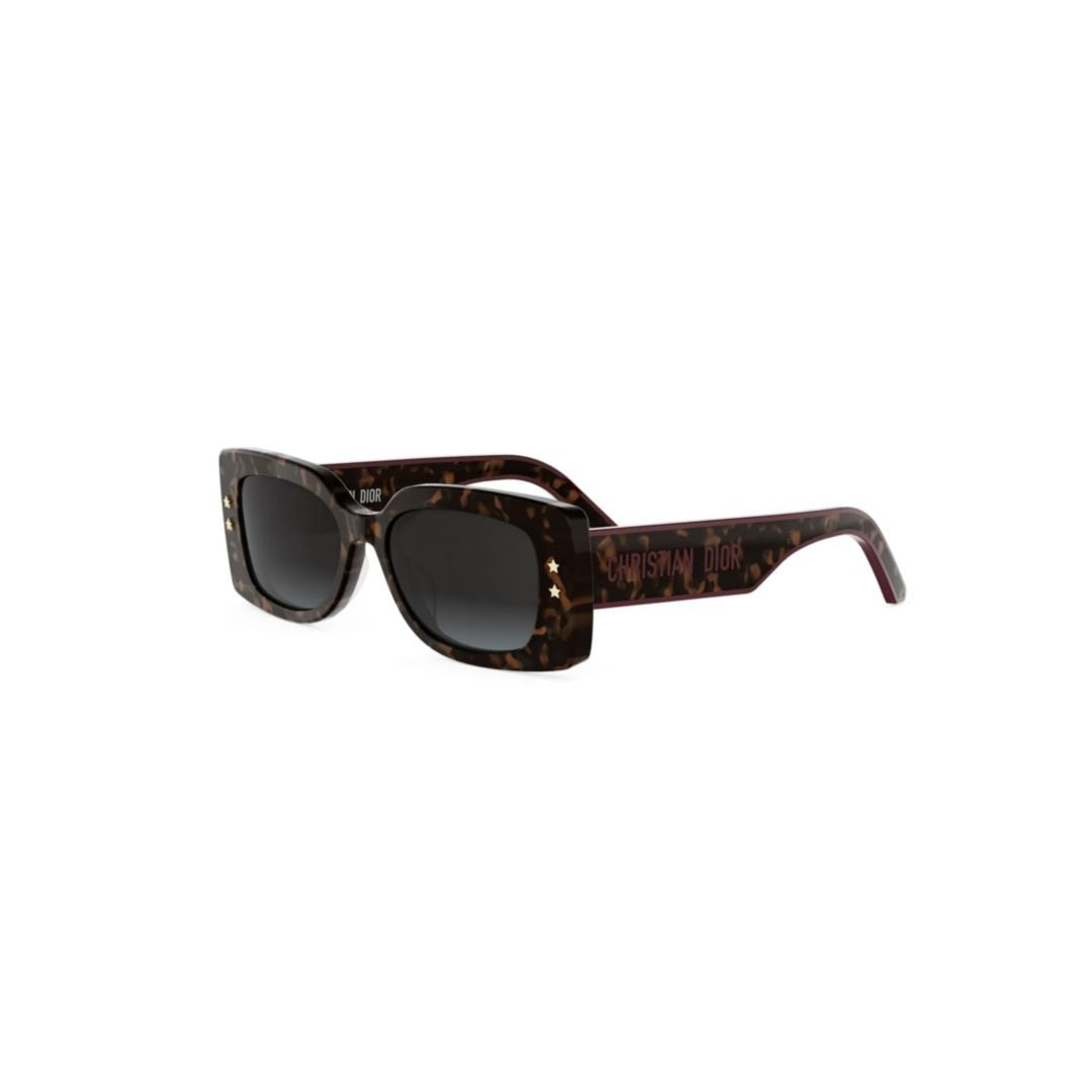 Dior Pacific S1u Rectangular Tortoiseshell Sunglasses