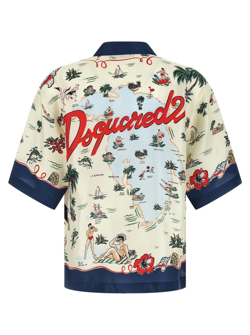 Dsquared2 Aloha Souvenir' Shirt