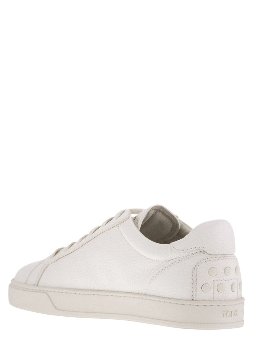 Tod's Hammered Leather Trainers