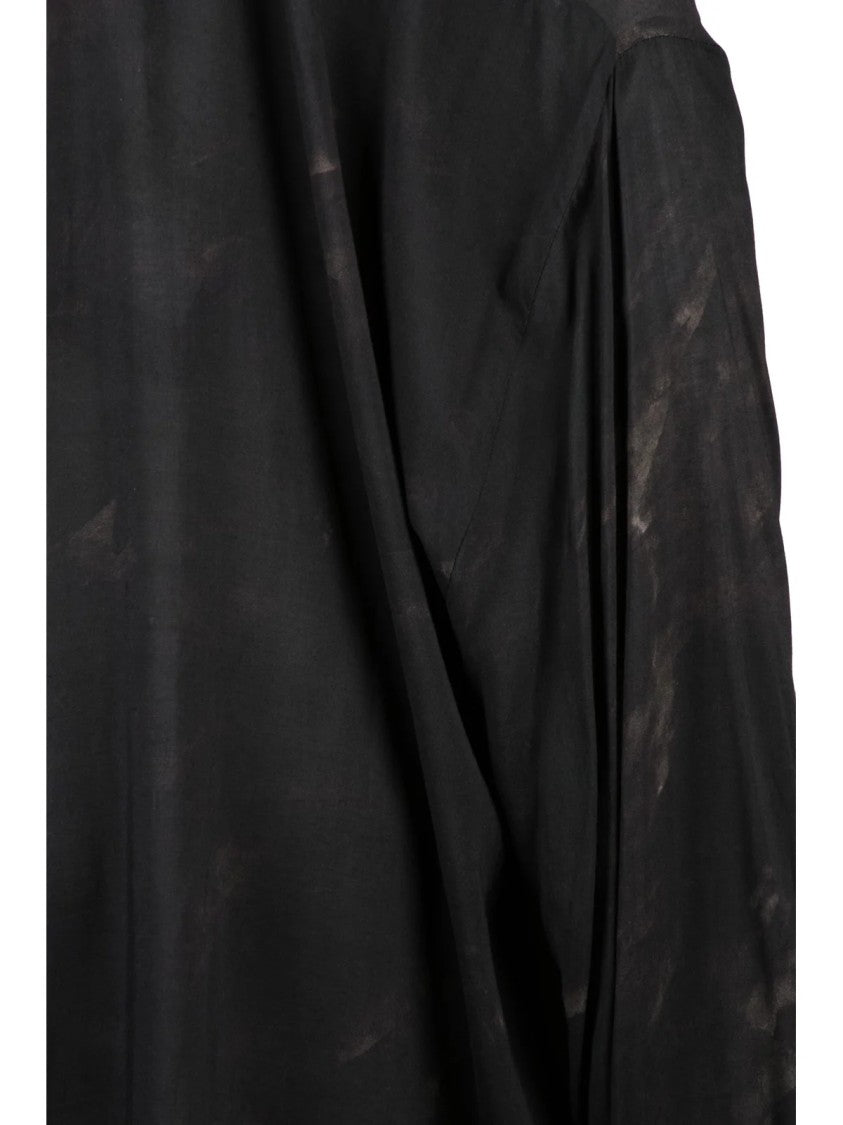 Vivienne Westwood Anglomania Black Viscose Fold Blouse