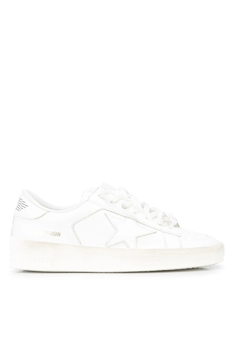Golden Goose Low-Top White Leather Sneakers