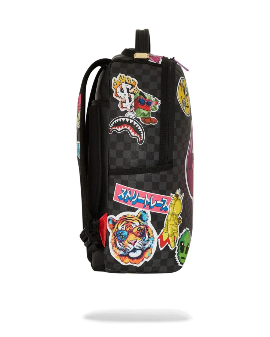 Sprayground Playful Checkered Backpack