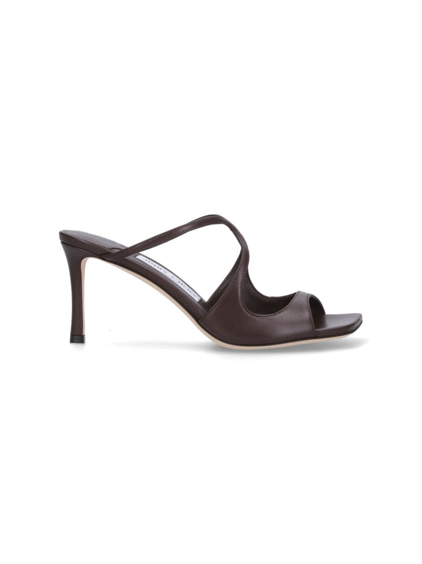 Jimmy Choo "Anise 75" Sandals – Brown