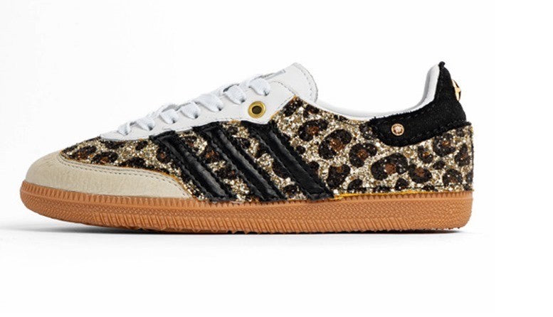 Adidas Leopard Print Low-Top Sneakers