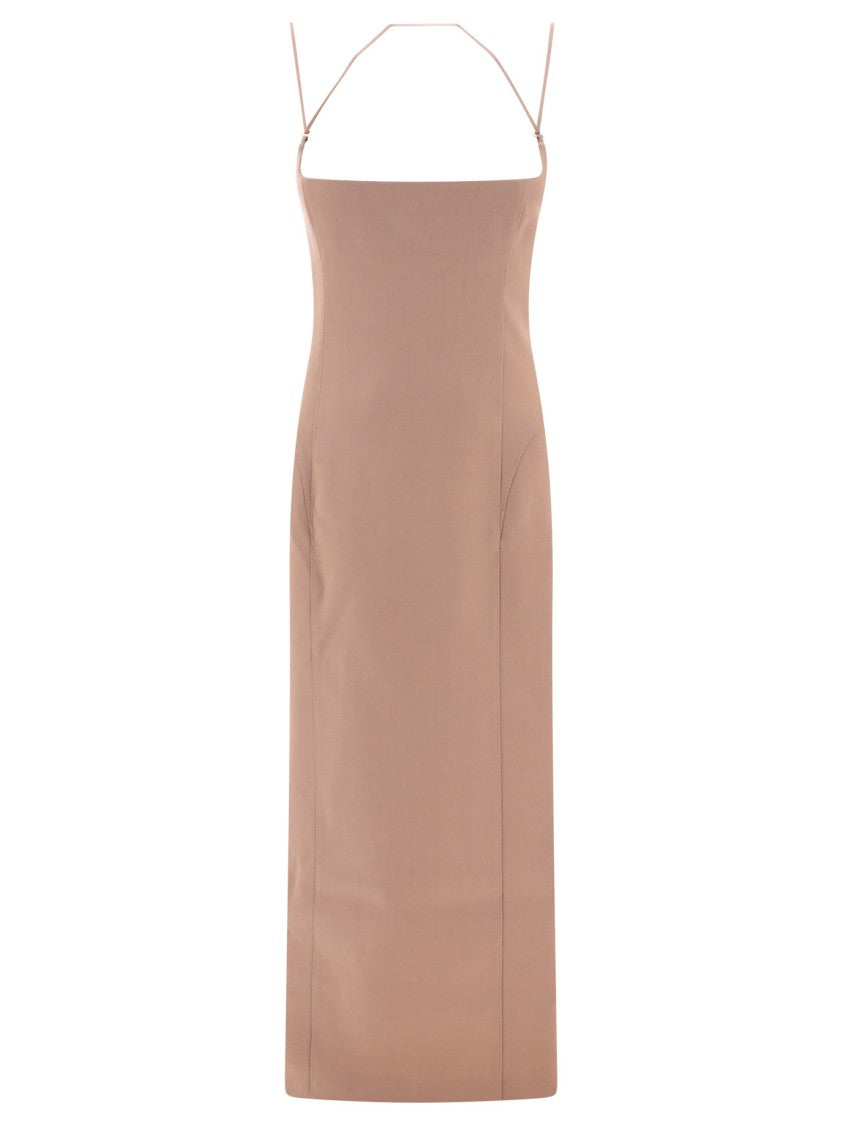 The Attico Gabardine Midi Dress