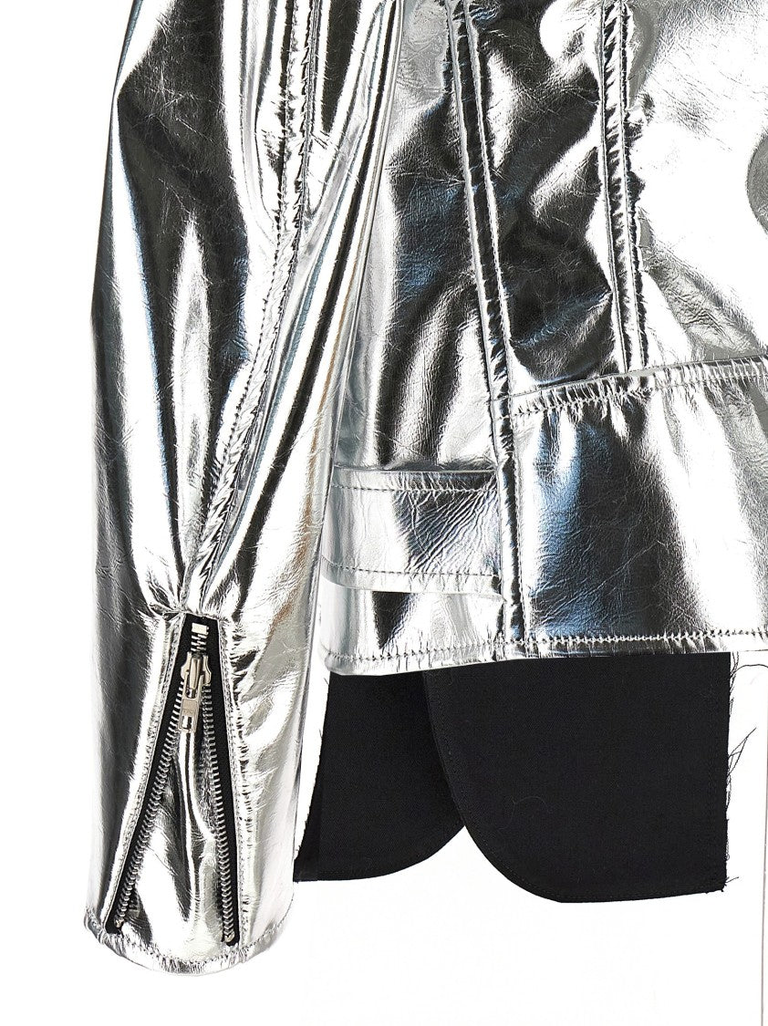 Comme Des Garçons Avant-Garde Laminated Jacket With Wool Insert