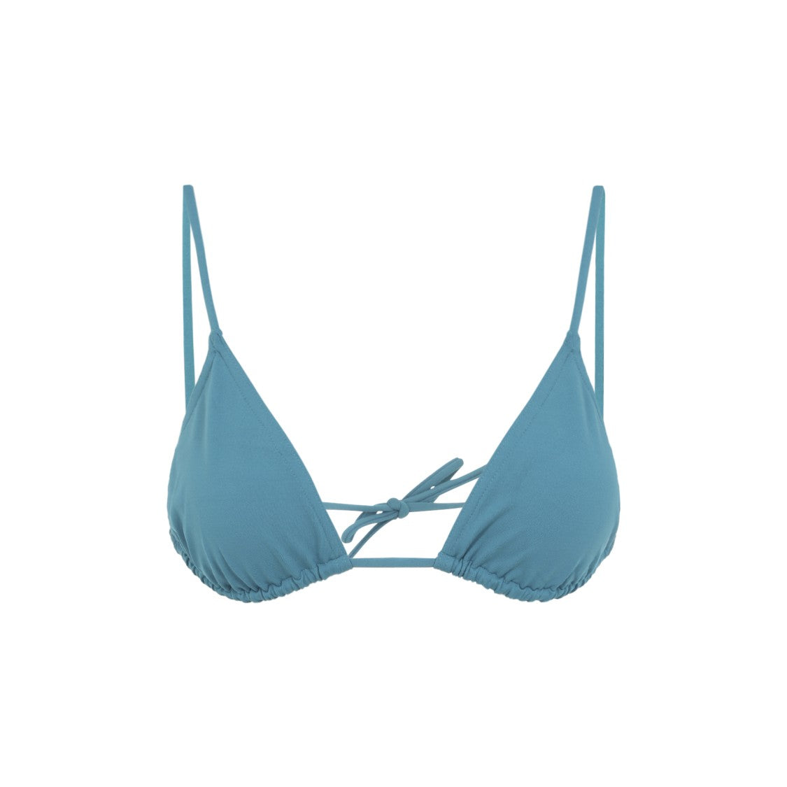 Eres Mouna Soft Blue Bikini Top With Triangle Cups And Adjustable Straps