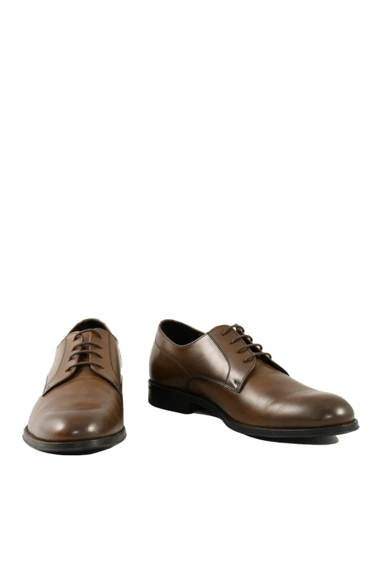 A.Testoni Leather Shoes - Brown