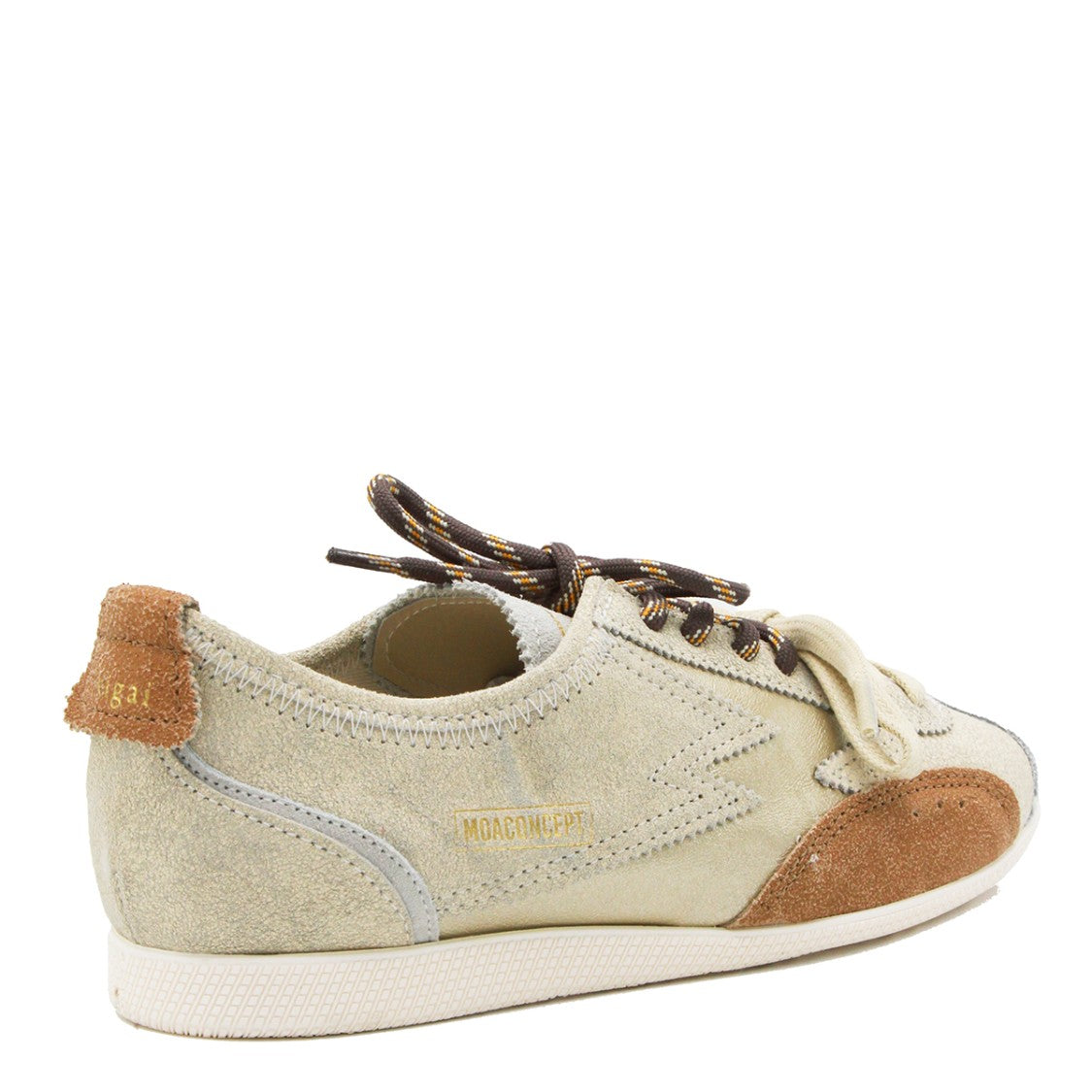 Moaconcept Beige Suede Ikigai Sneakers