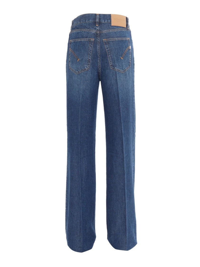 Dondup High-Waisted Wide-Leg Amber Jeans