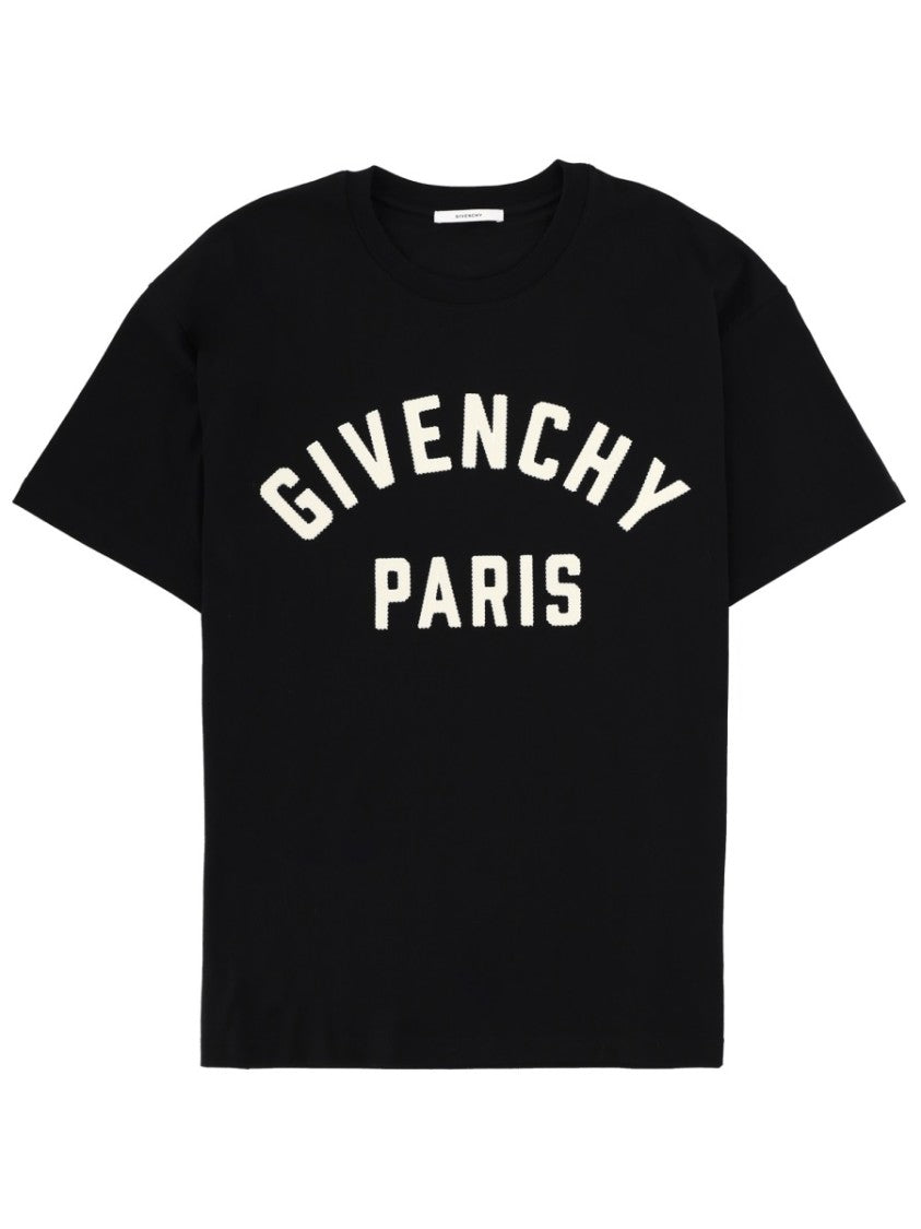 Givenchy Arched Logo Cotton Crewneck T-Shirt