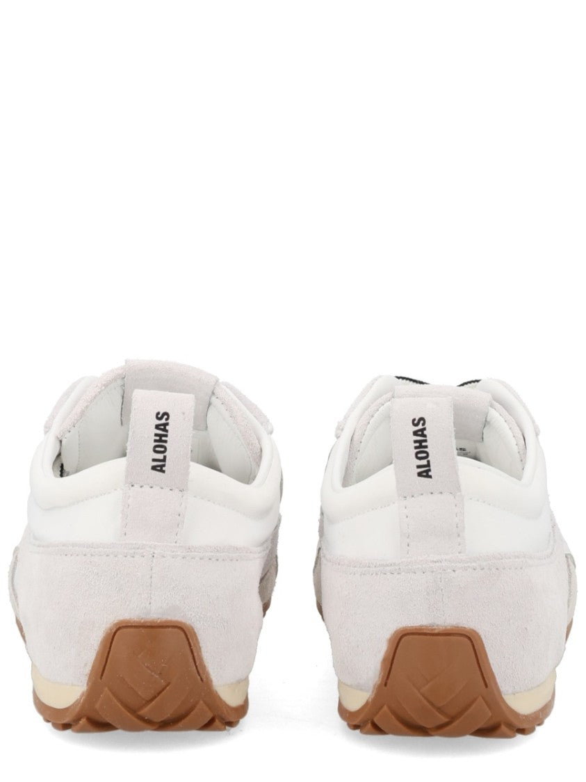 Alohas Tb.304 Herringbone Suede Leather Sneakers