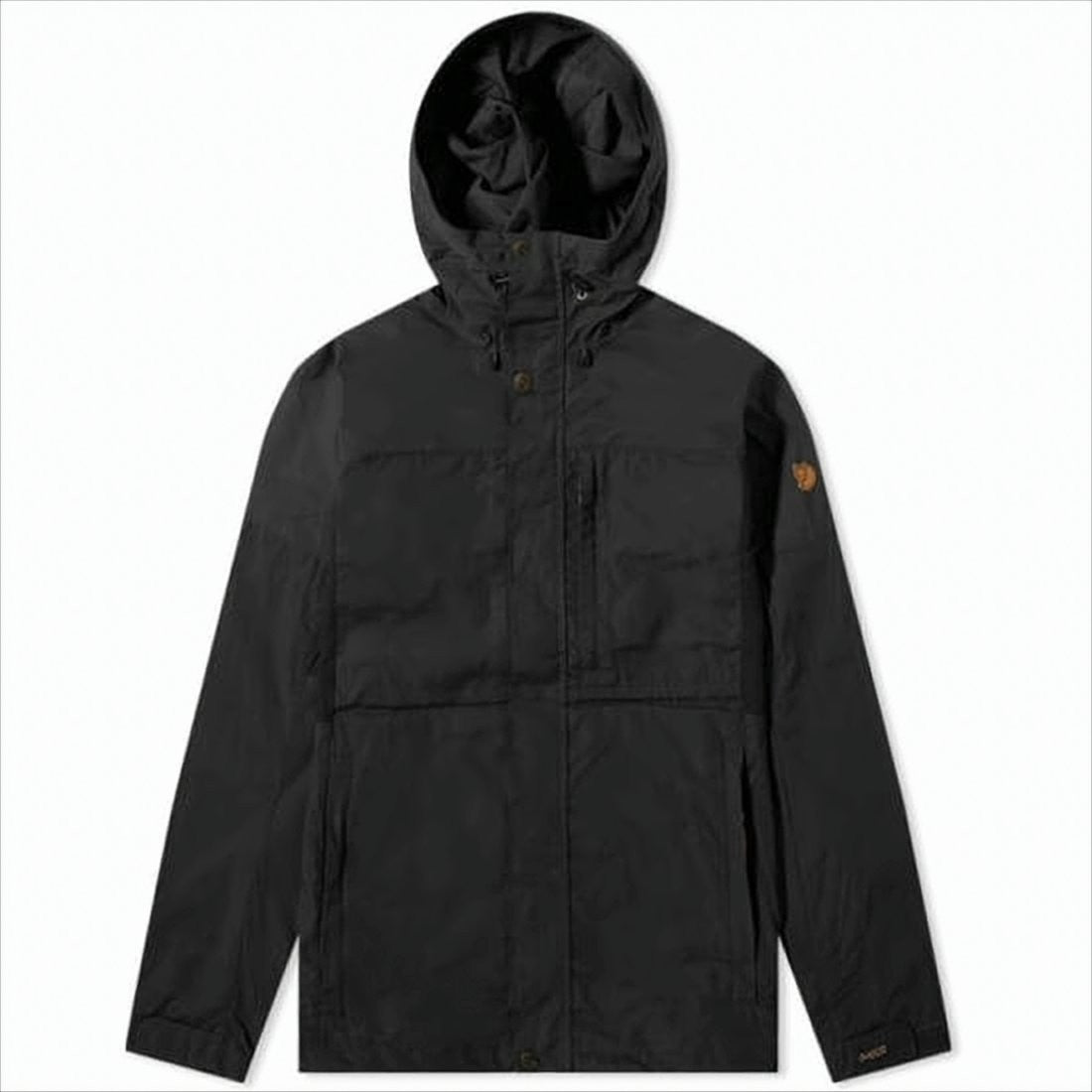 Fjallraven Kanken Hooded Black Jacket With Design
