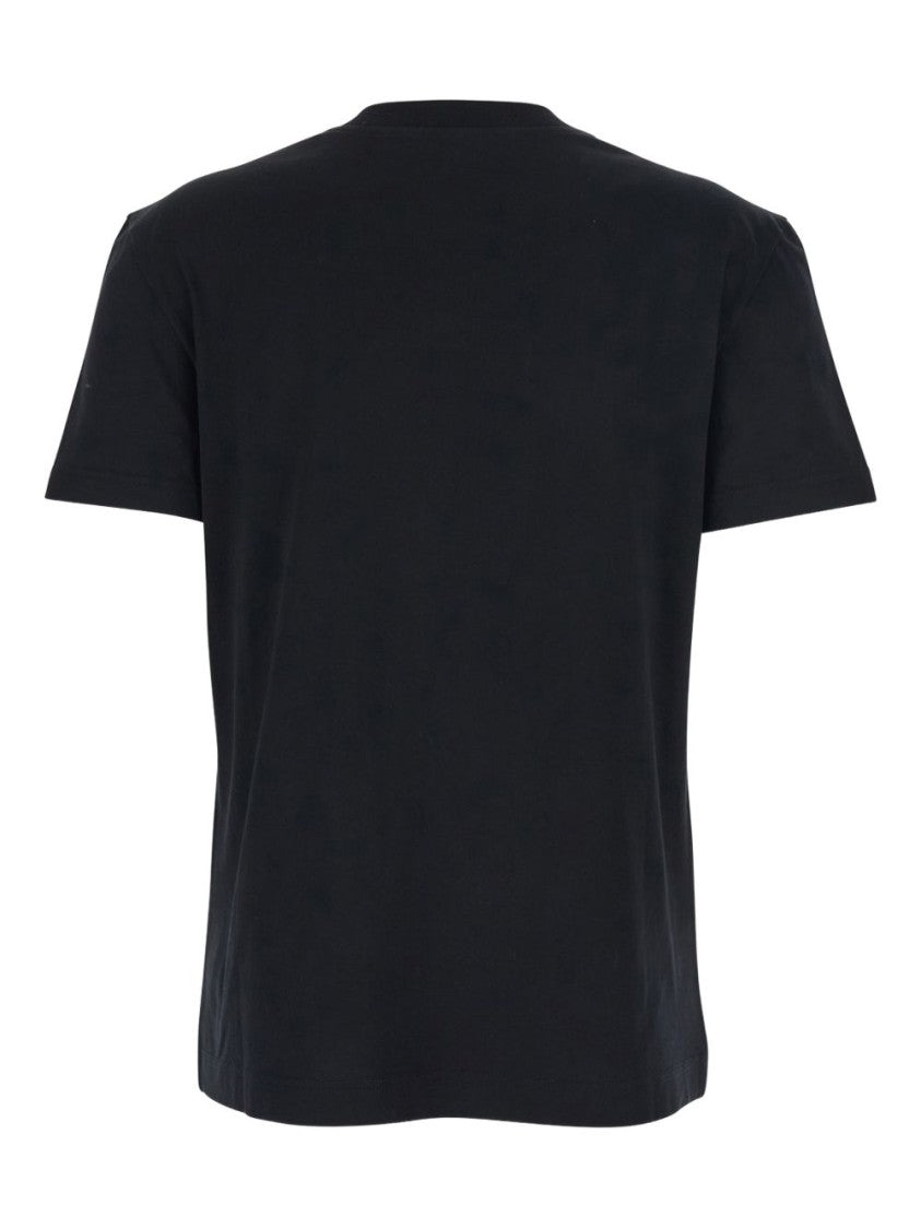 Dolce & Gabbana Short-Sleeve T-Shirt With Subtle Logo Embellishment