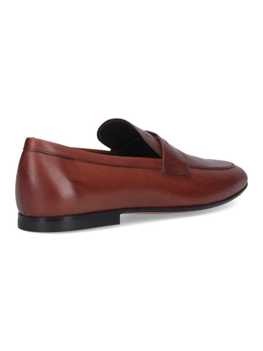 Tod's Pointed Toe Slip-On Shoes With Cut-Out Detail
