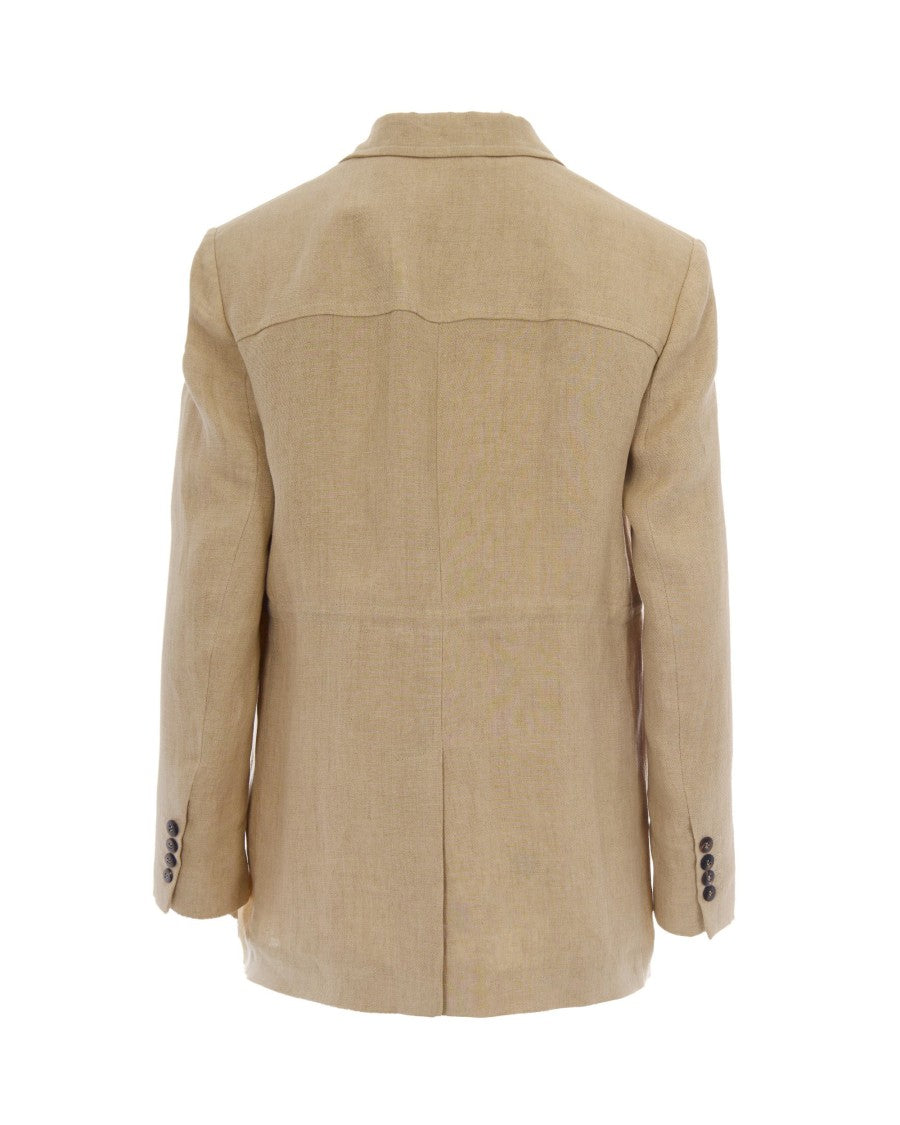 Max Mara Colonial Sahariana Faded Cotton Jacket