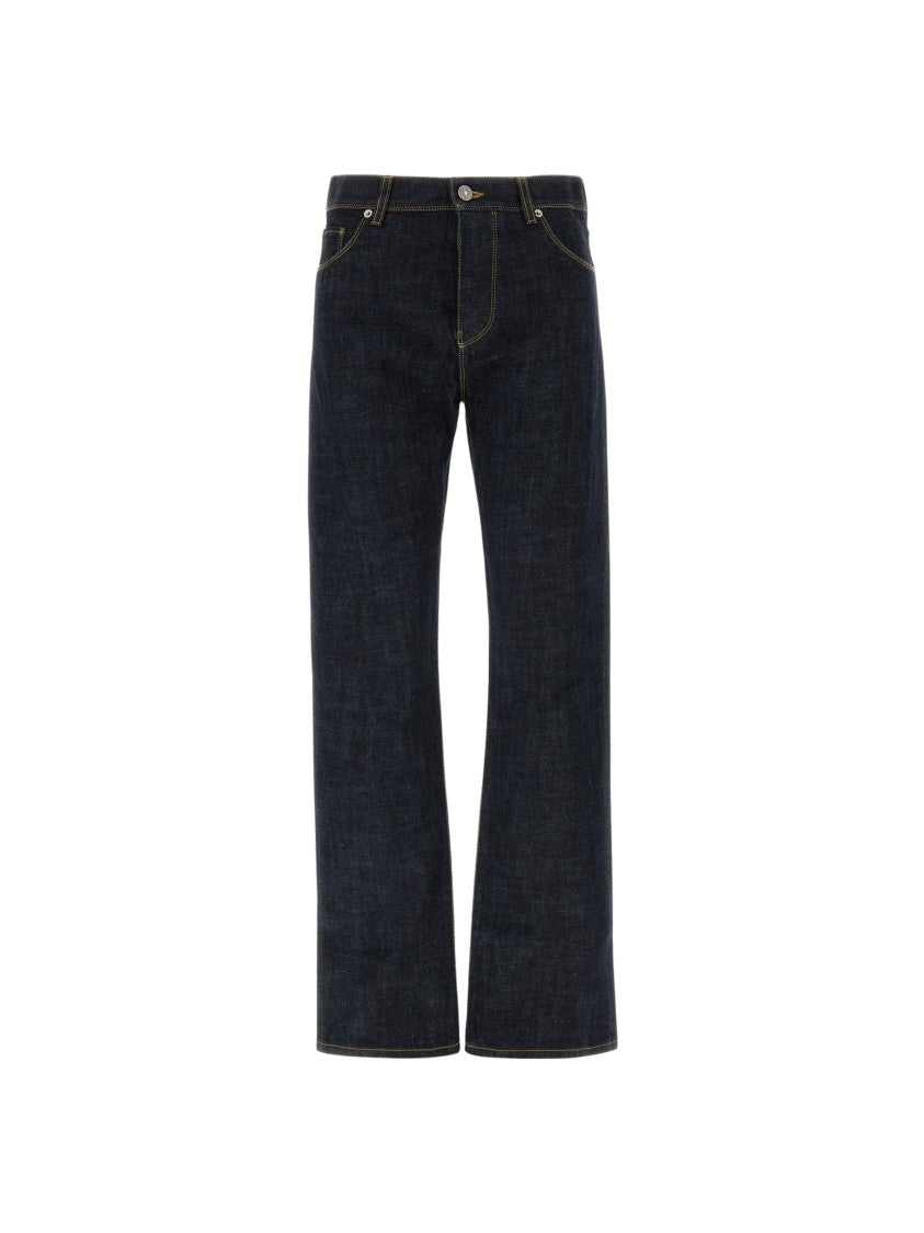 Fendi Jeans Slim Pure Cotton Five-Pocket Denim Jeans