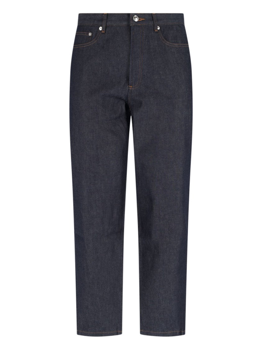 A.P.C. Mid-Rise Straight-Leg Jeans With Classic Five-Pocket Design