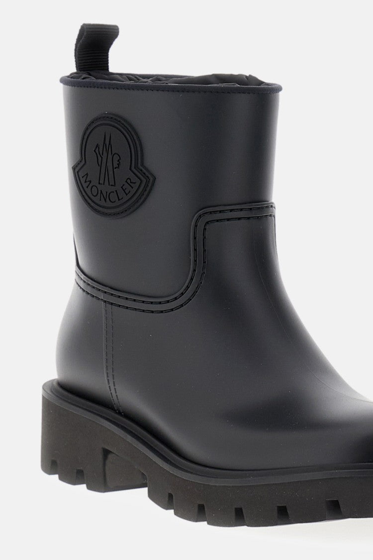 Moncler Black High Rain Boots