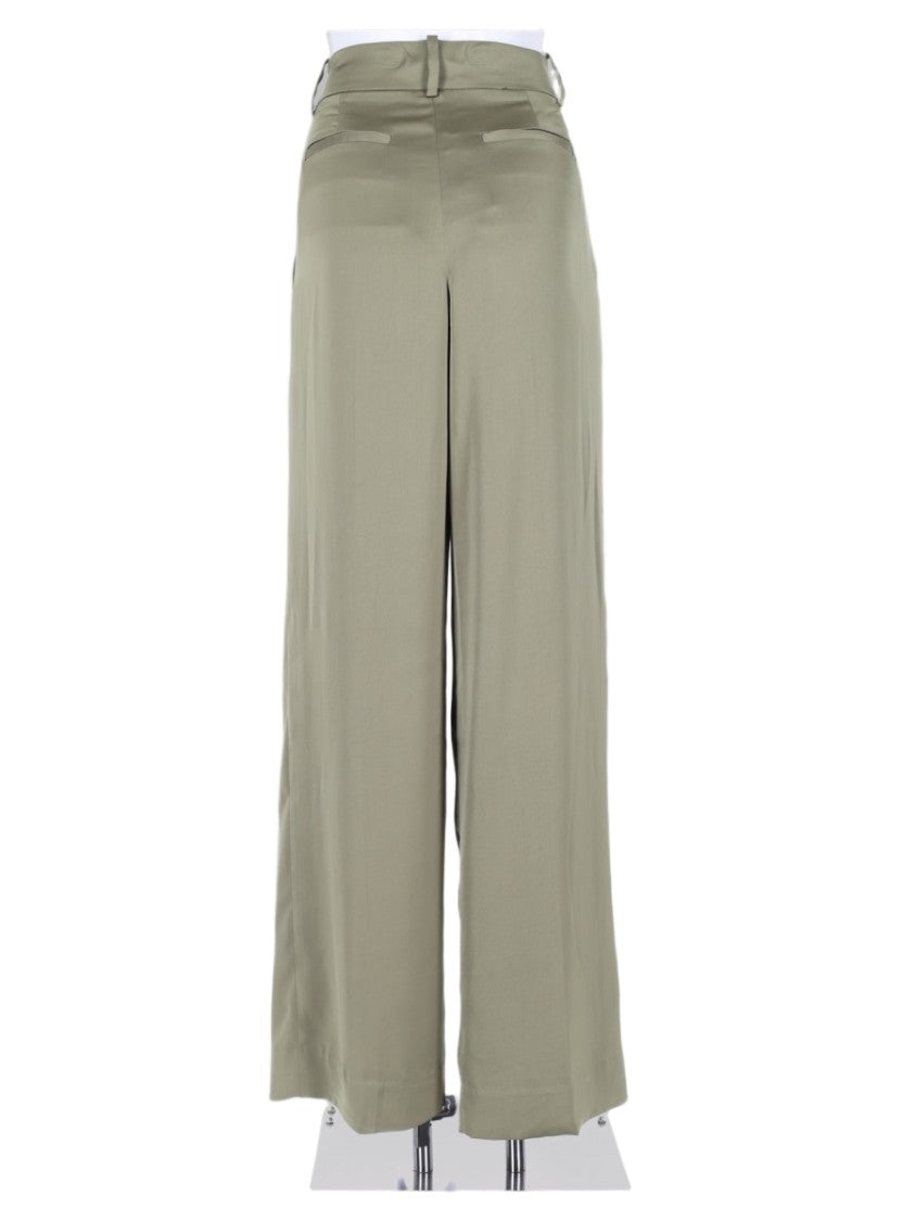 Michael Michael Kors High-Waisted Wide-Leg Trousers With Front Pleats
