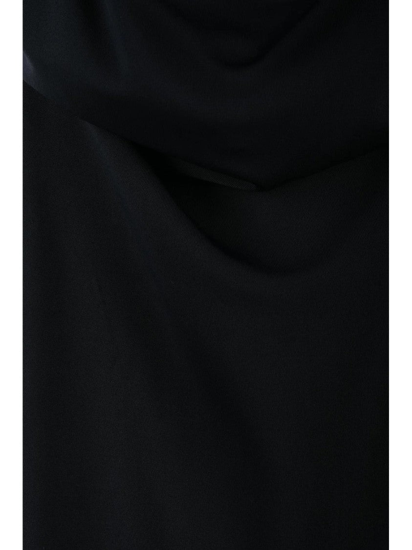 Bottega Veneta Fitted Black Midi Dress
