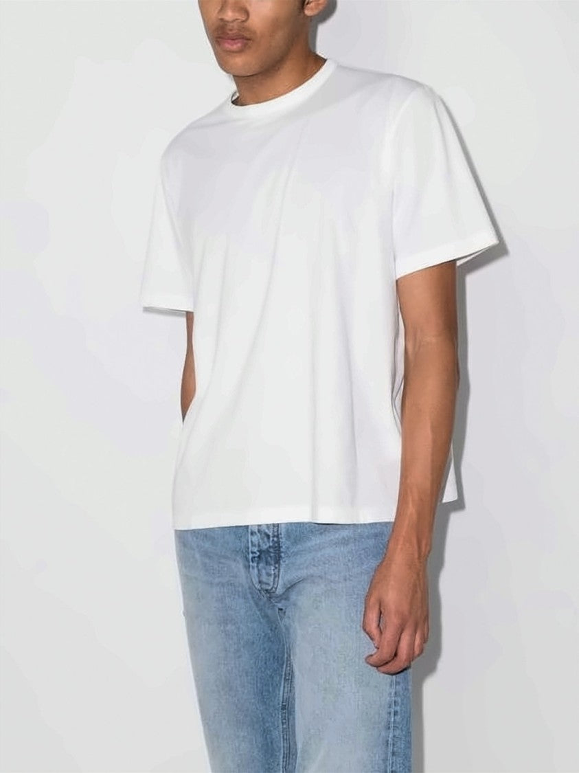 Our Legacy Boxy Short-Sleeve Jersey Top With Crew Neckline