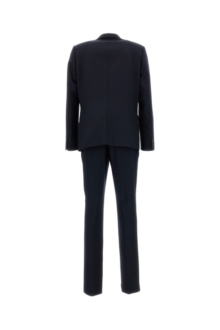 Paul Smith Black Two-Button Pure Wool Twill Suit