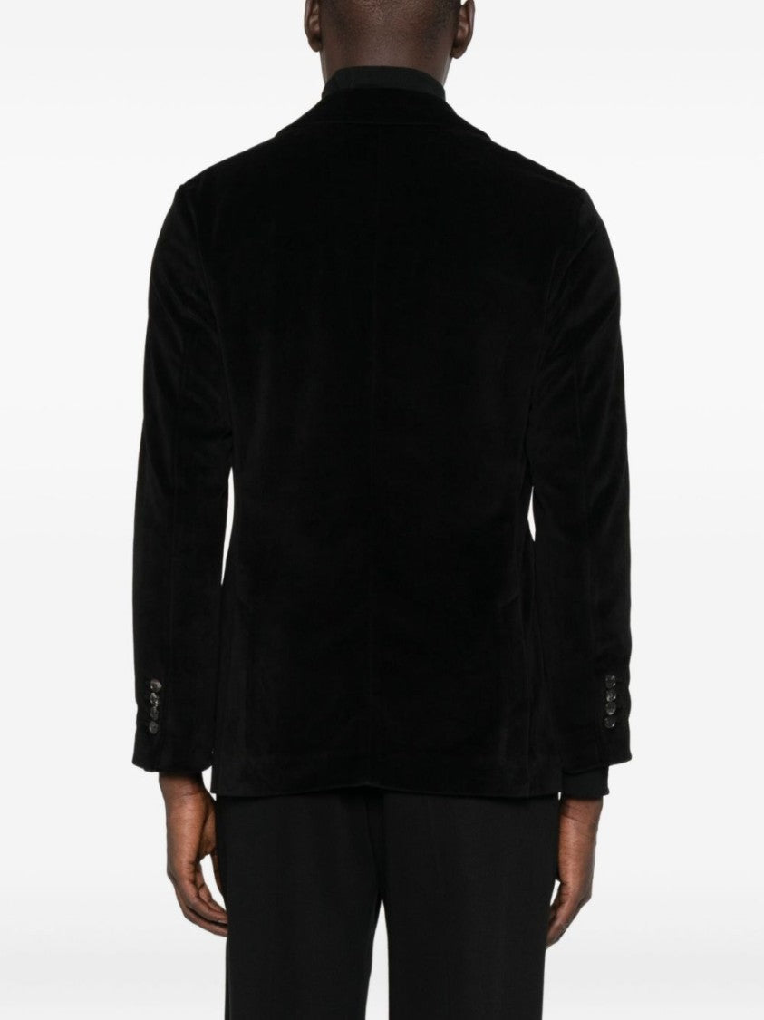 Circolo 1901 Tailored Black Jacket With Single-Button Closure