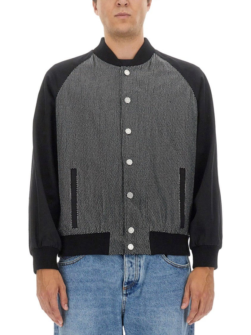 Balmain Textured Bomber Jacket
