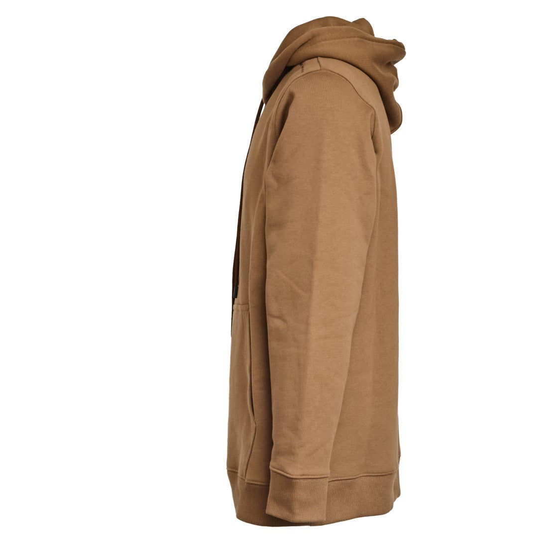 Dondup Brown Drawstring Hoodie With Branded Logo