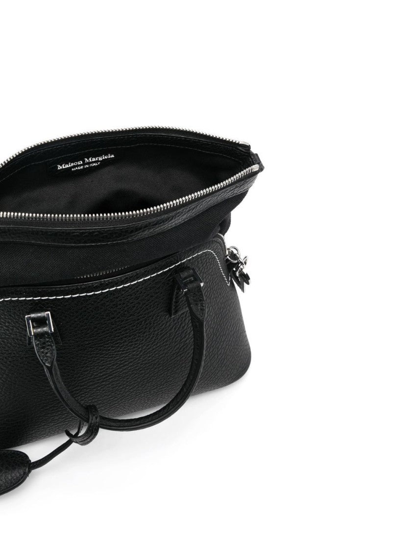 Maison Margiela Black Mini 5Ac Classique Handbag