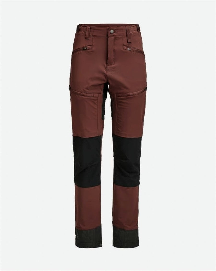 Lundhags Two-Tone Straight Pants With Zippered Pockets