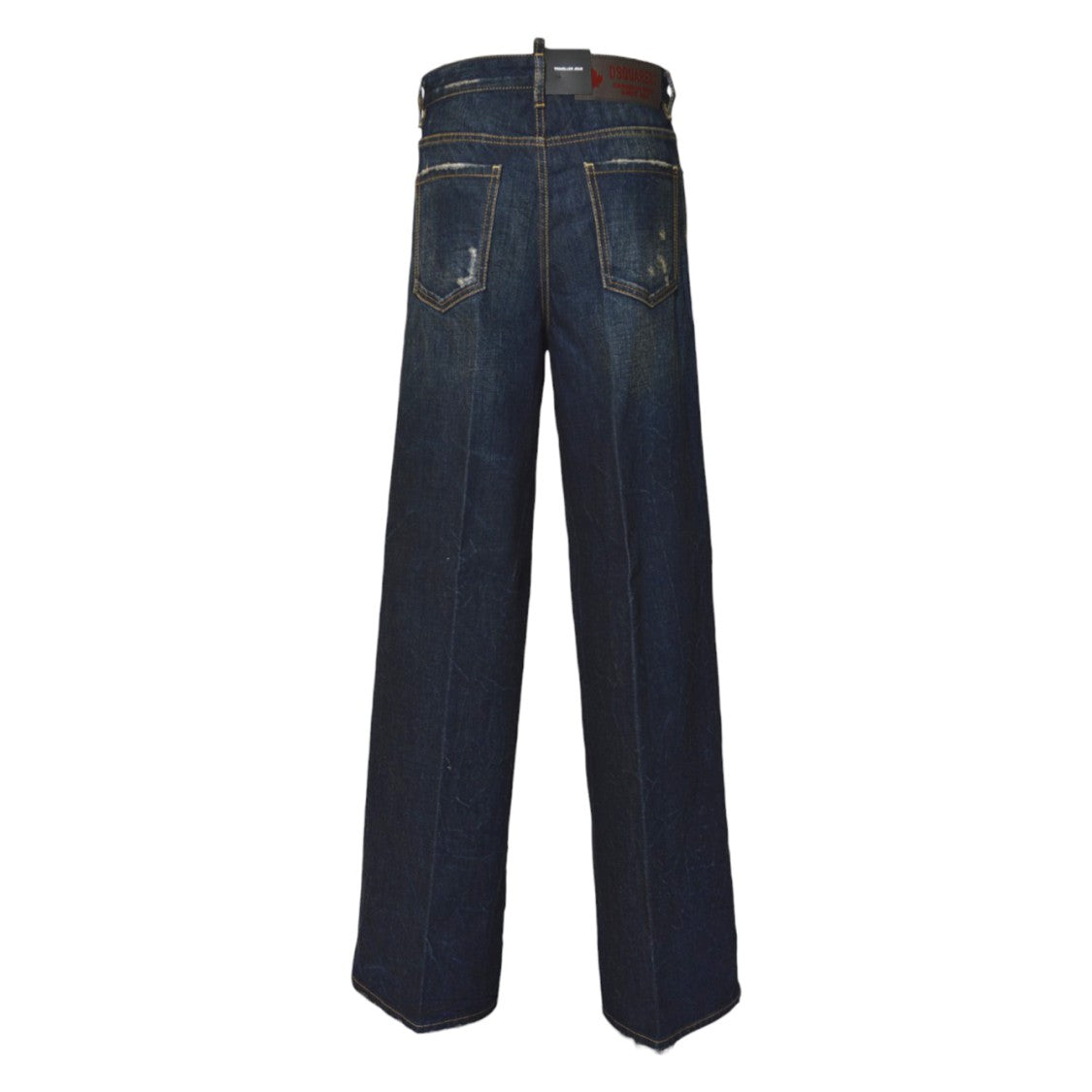 Dsquared2 Straight-Leg Denim Jeans With Distressed Detailing