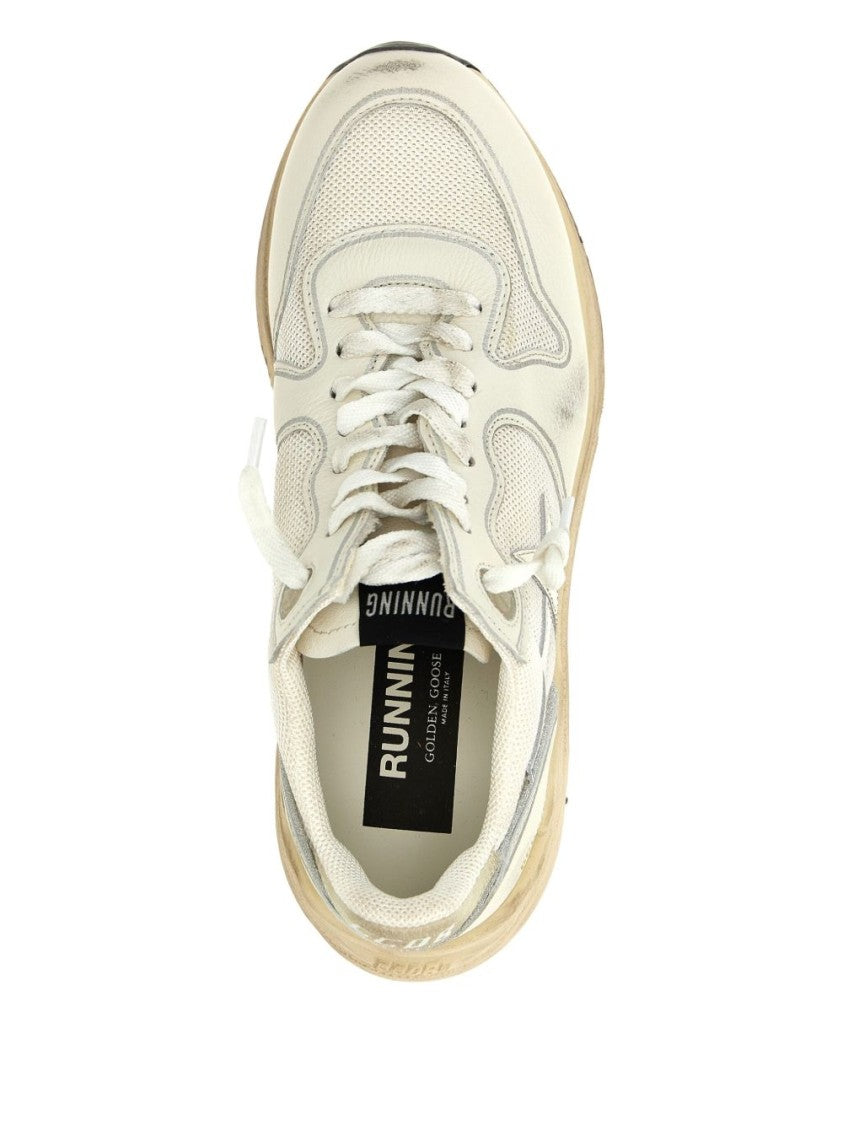 Golden Goose White Sneakers With Signature Star Patch