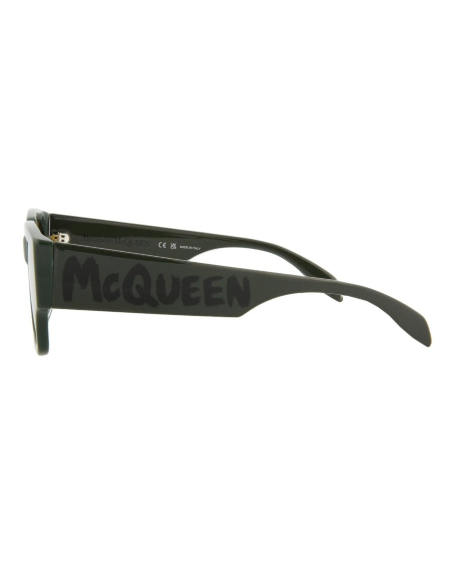 Alexander Mcqueen Square/Rectangle-Frame Acetate Sunglasses