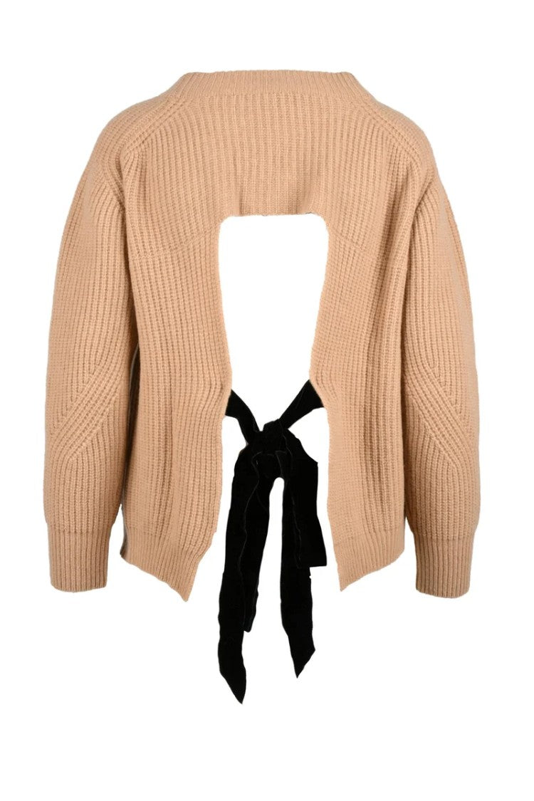 Anna Molinari Wool & Cashmere Sweater - Beige