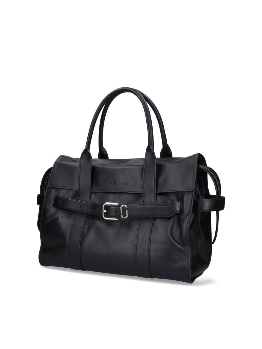 Marc Jacobs Black Dakota Leather Tote Bag